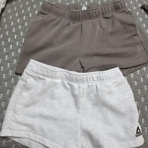 Reebok Taupe Fleece Shorts